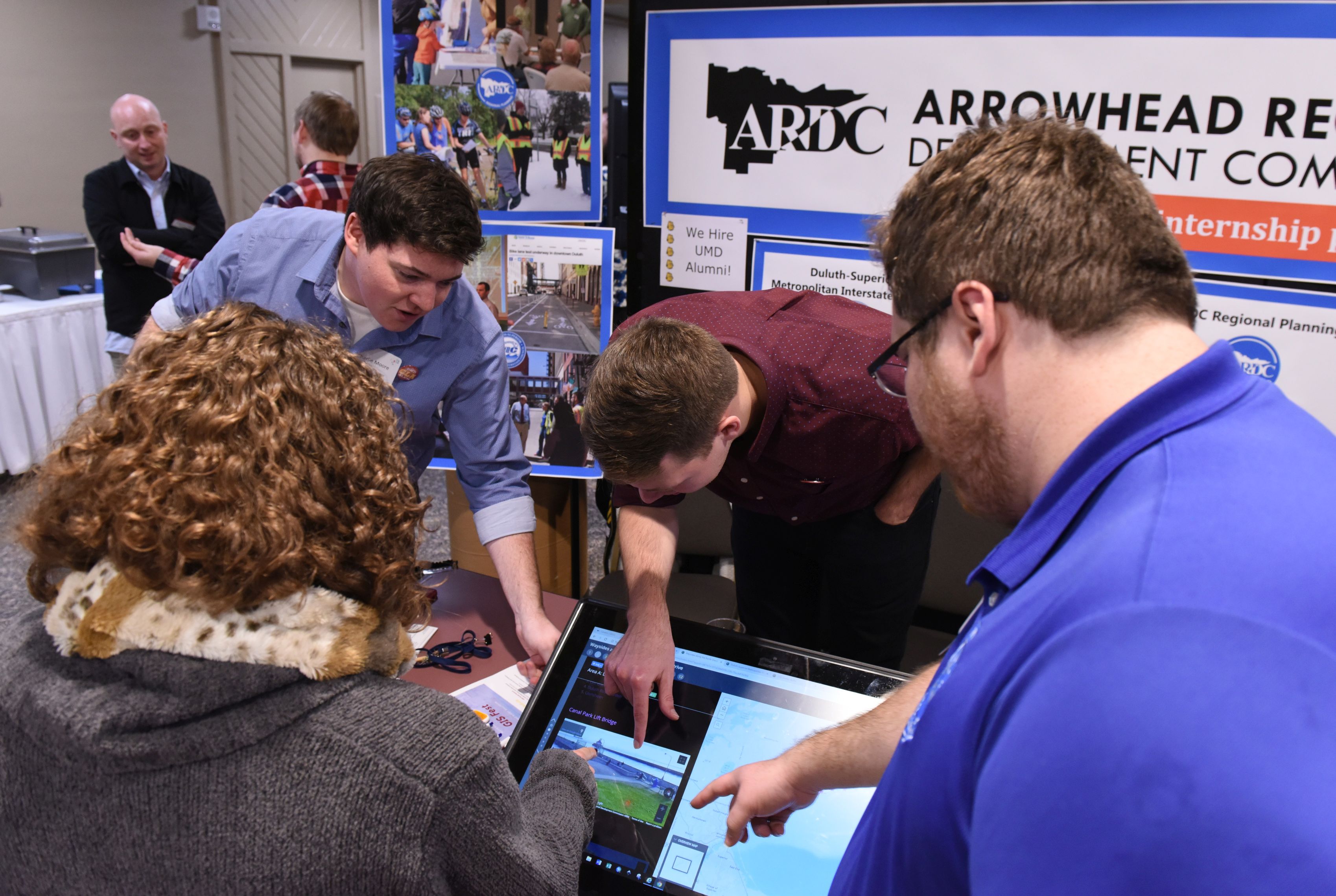 GIS Fest at University of Minnesota Duluth.